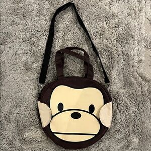 Monkey Face Round Shoulder Bag